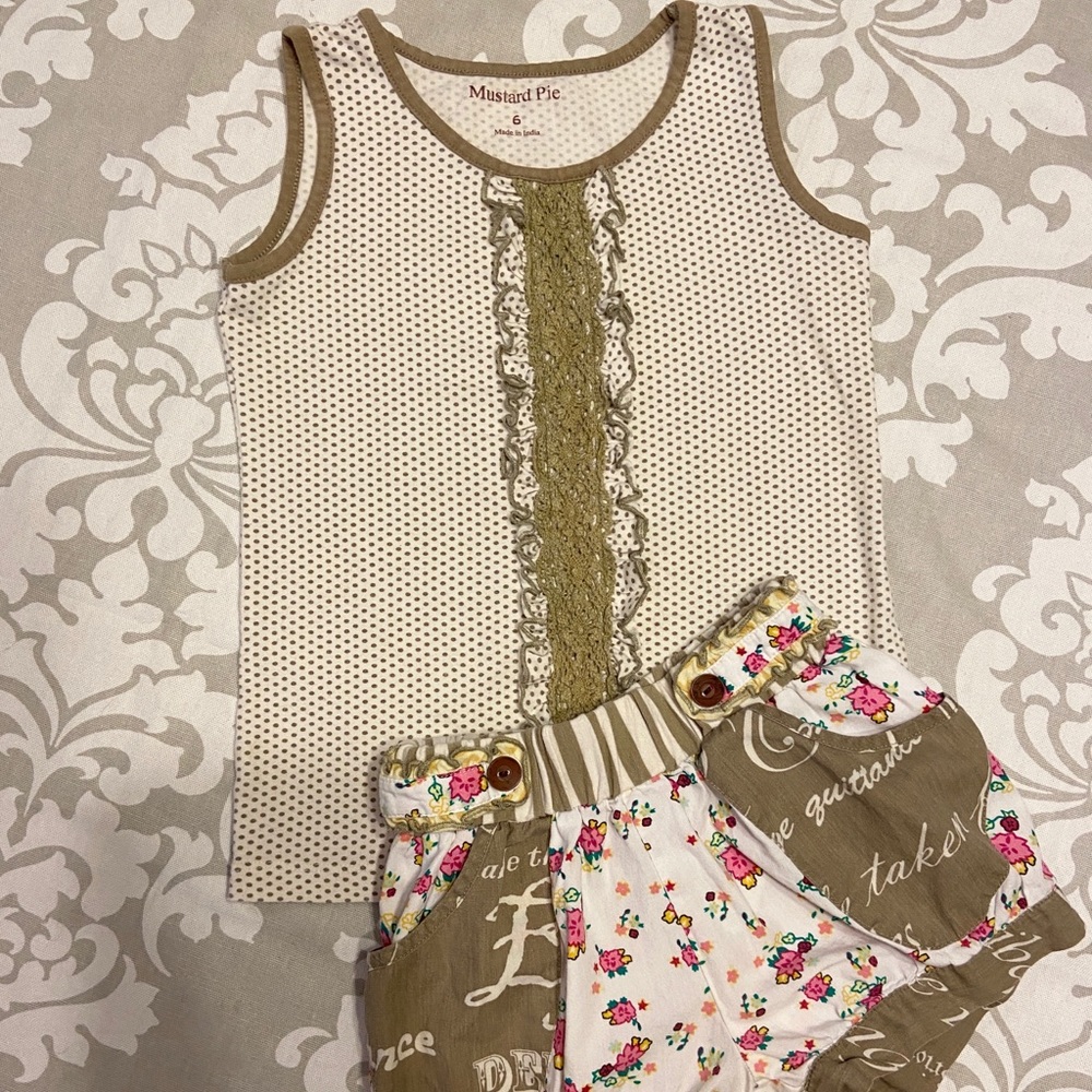 Mustard Pie Matching Set Size 6